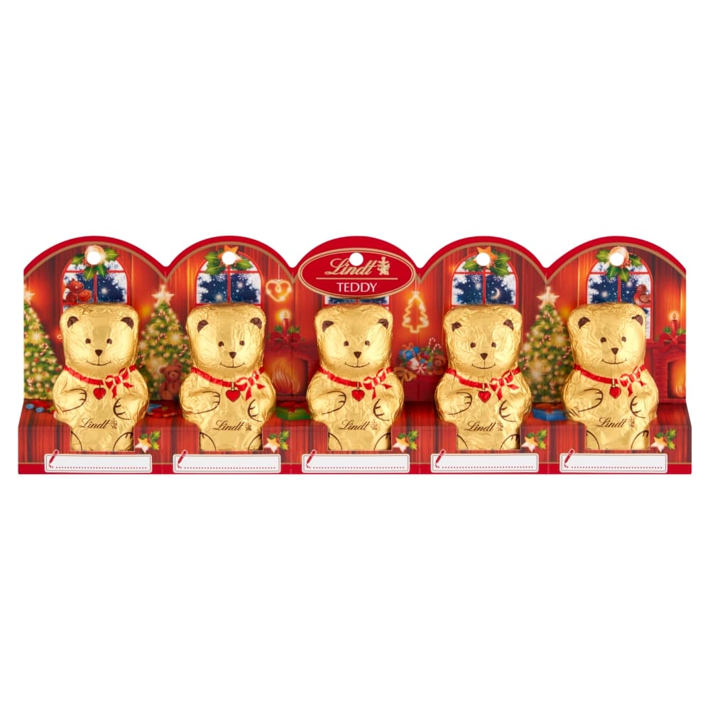 LINDT Mini misie z mlecznej czekolady 5x10 g