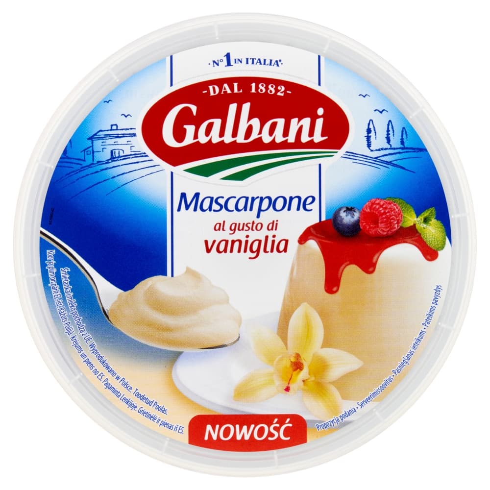 GALBANI Ser Mascarpone o smaku waniliowym 230 g