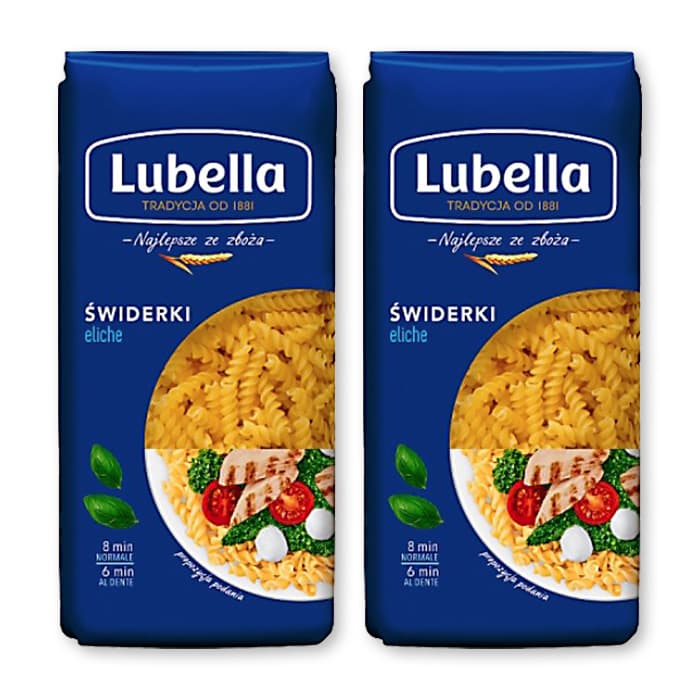 LUBELLA Makaron świderki x2