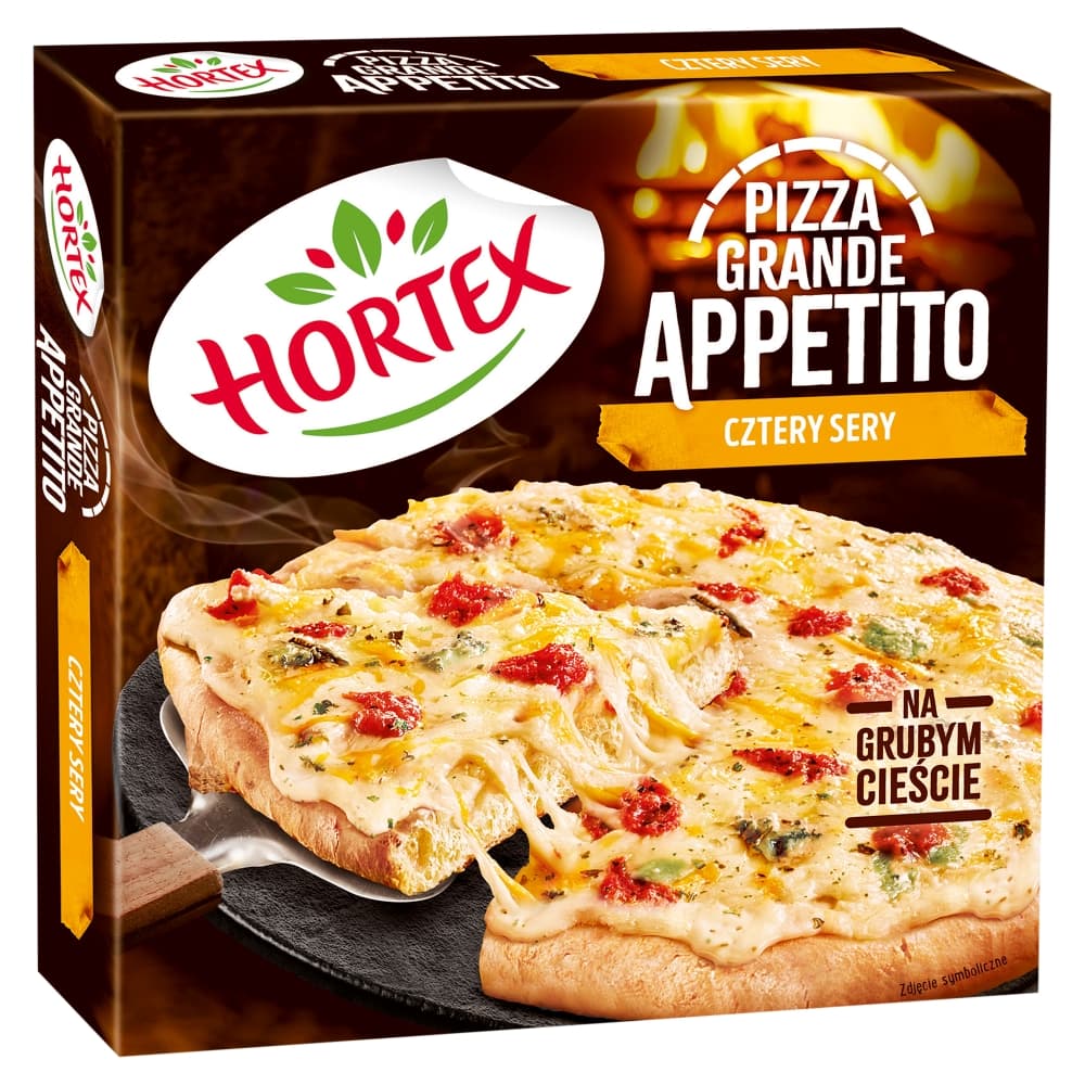 HORTEX GRANDE APPETITO Pizza cztery sery mrożona 380 g