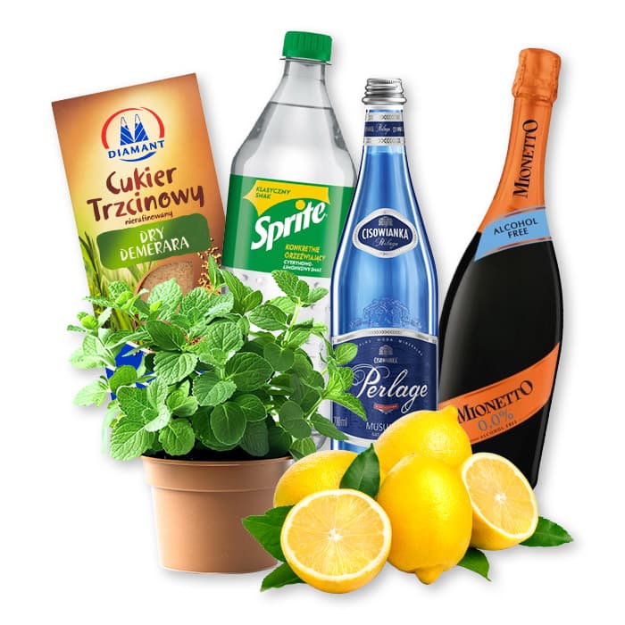 Lemoniadowe Prosecco bezalkoholowe