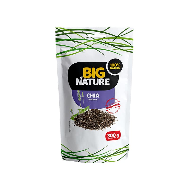 BIG NATURE Chia - nasiona szałwii hiszpańskiej 300 g