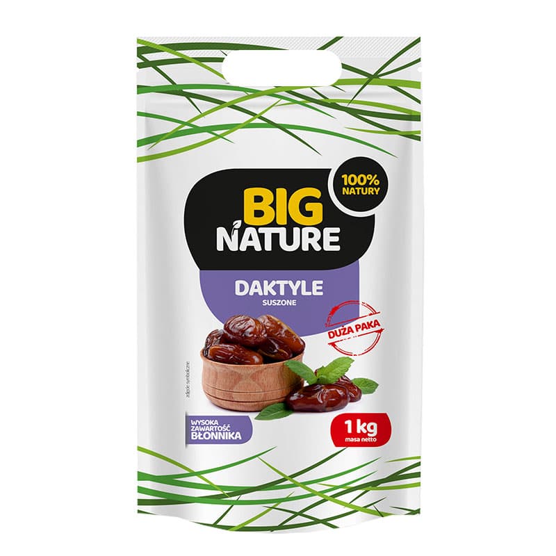 BIG NATURE Daktyle suszone 1000 g