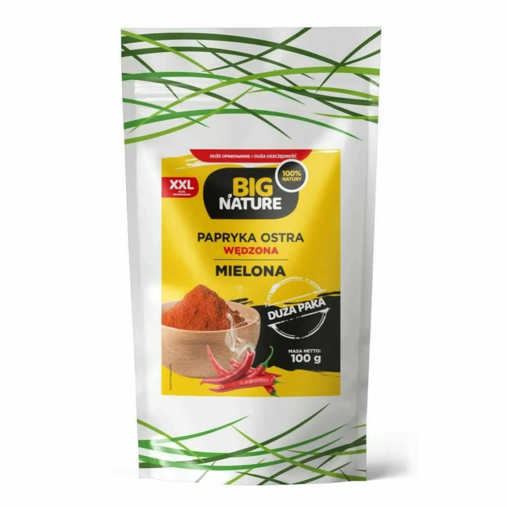 BIG NATURE Papryka ostra wędzona mielona 100 g