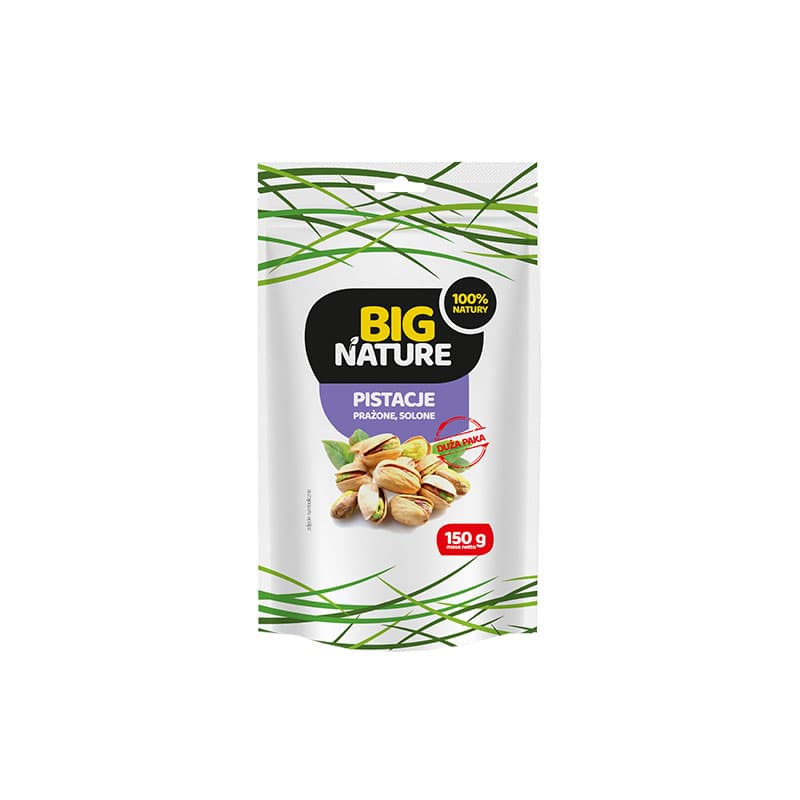 BIG NATURE Pistacje prażone solone 150 g