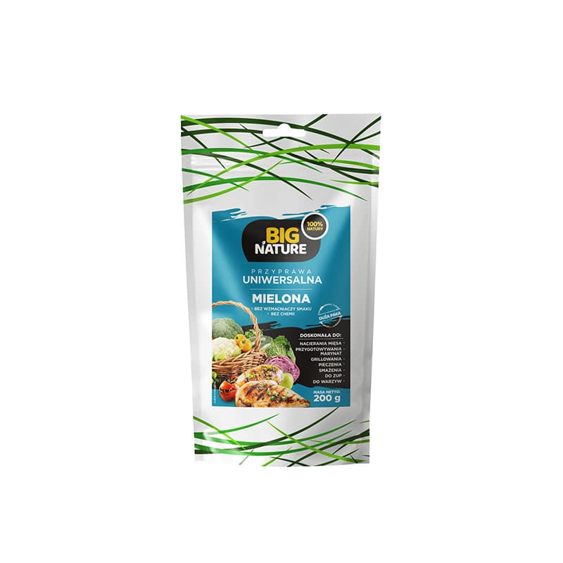BIG NATURE Przyprawa uniwersalna mielona bez soli i chemii 200 g
