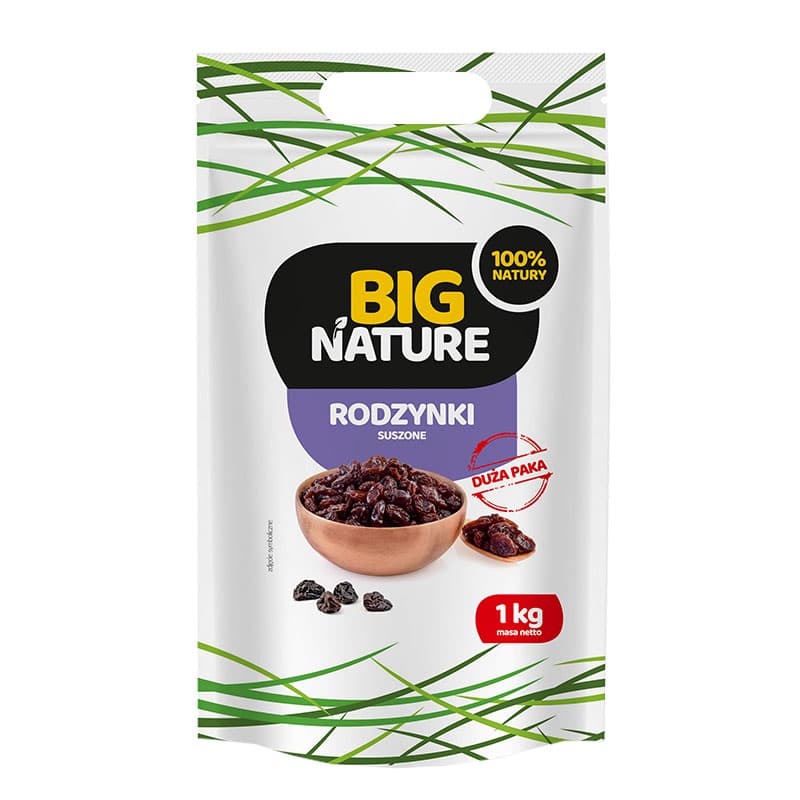 BIG NATURE Rodzynki 1000 g