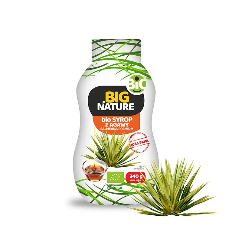 BIG NATURE Syrop z agawy salamanea premium BIO 340 g