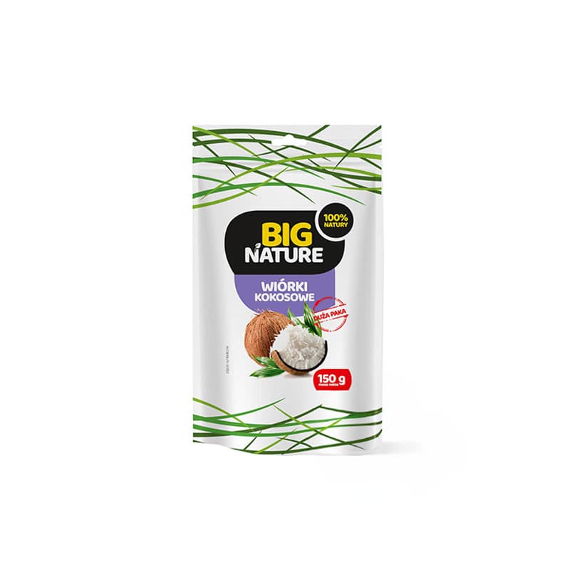 BIG NATURE Wiórki kokosowe 150 g