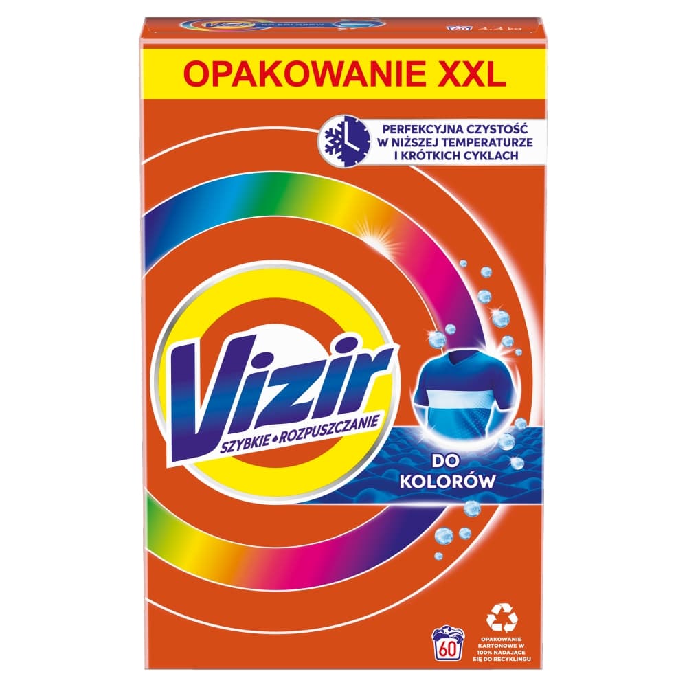 VIZIR PROSZEK KOLOR 60W 3,3KG