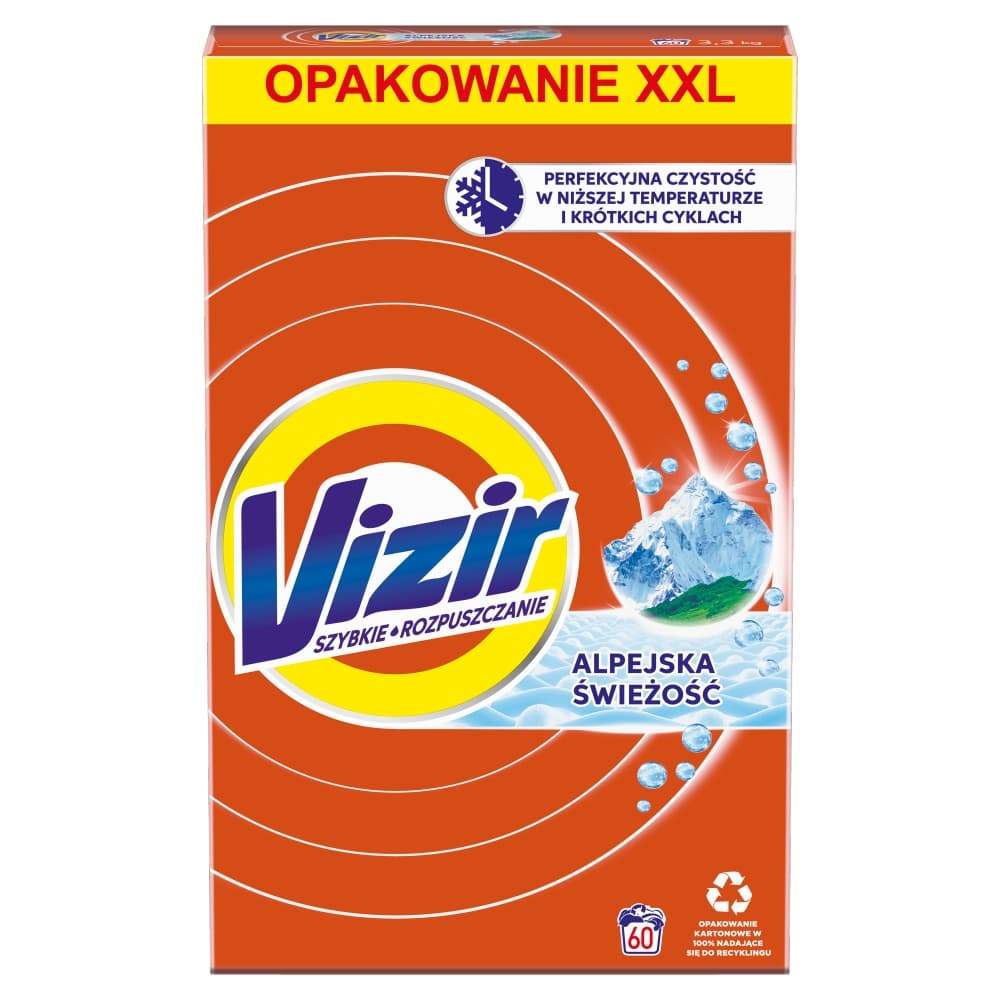 VIZIR PROSZEK ALPINE FRESH 60W 3,3KG