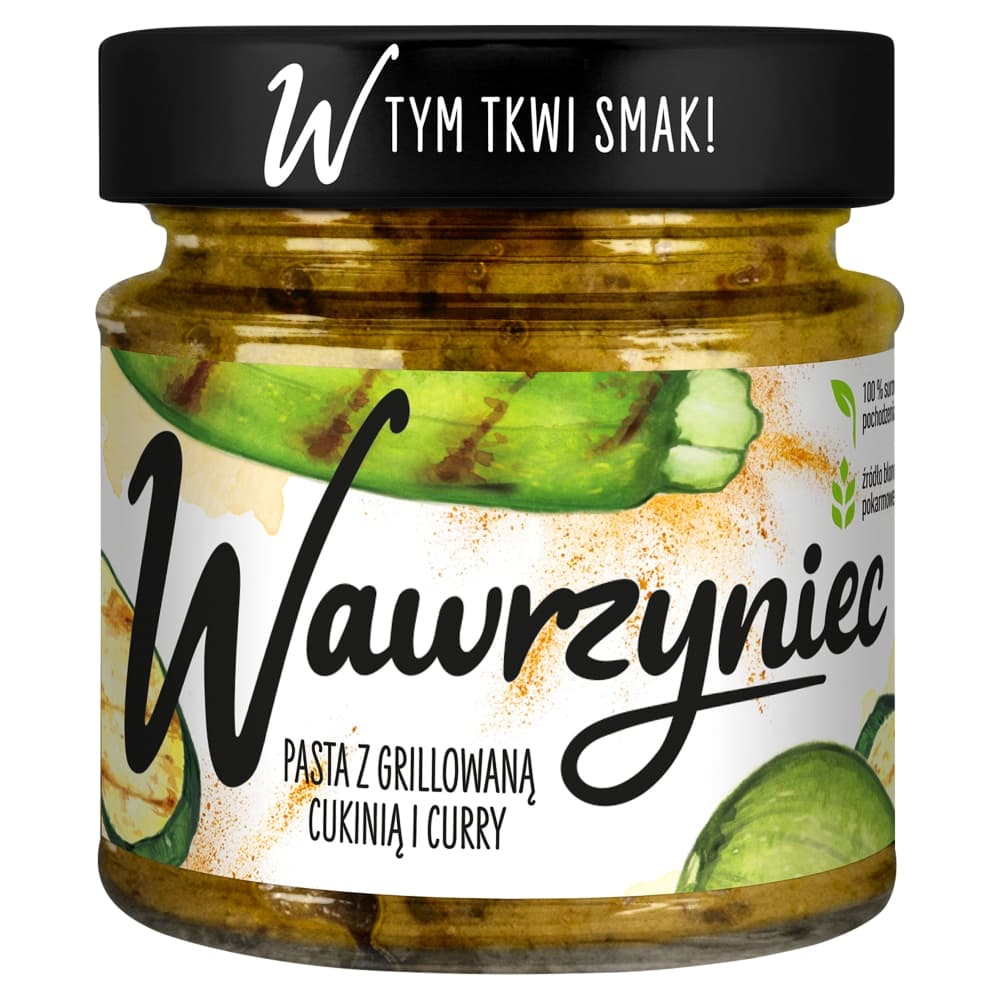 WAWRZYNIEC Pasta z grillowaną cukinią i curry 180 g