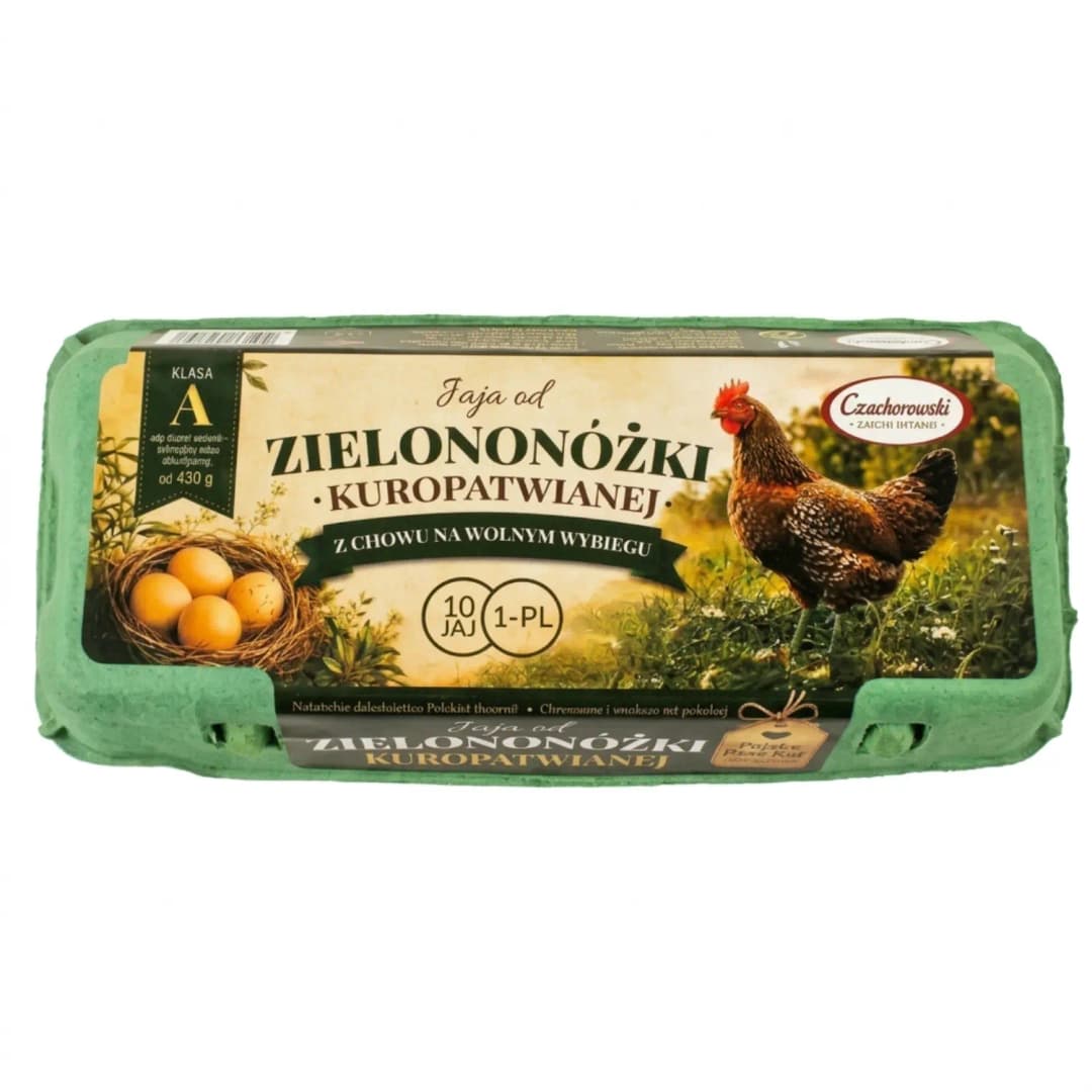 CZACHOROWSKI Jaja zielononóżki kuropatwianej (rozmiar M) 10 szt.