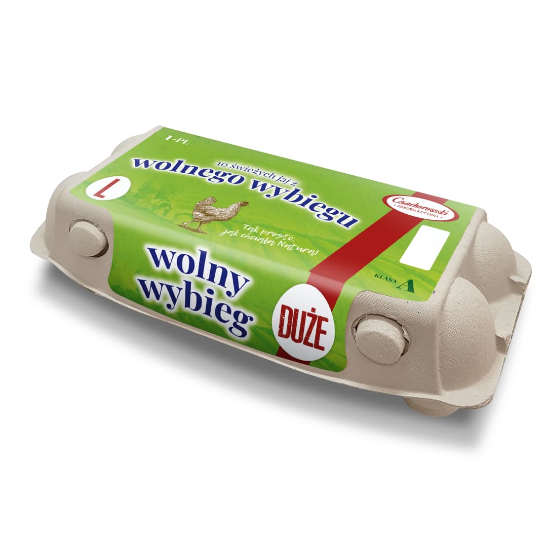 CZACHOROWSKI Jaja z wolnego wybiegu (rozmiar L) 10 szt.