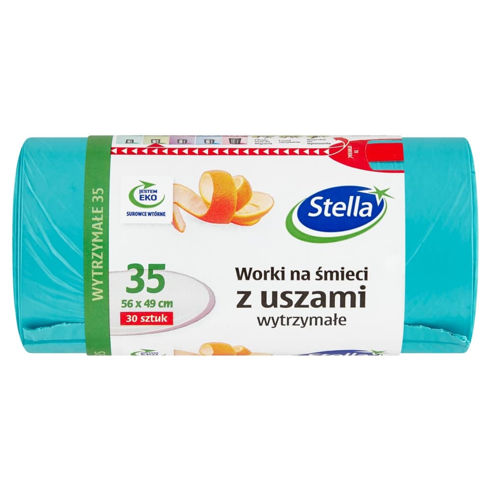 STELLA Worki na śmieci z uszami 35 l 30 szt.