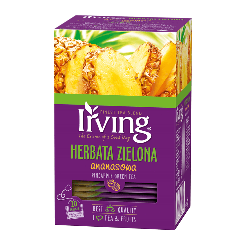 IRVING Herbata zielona ananasowa 20 szt. 30 g