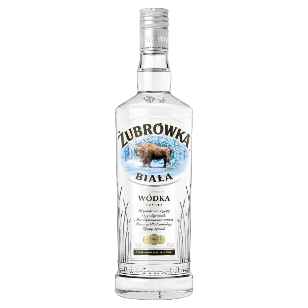 ŻUBRÓWKA BIAŁA Wódka 40% 700 ml