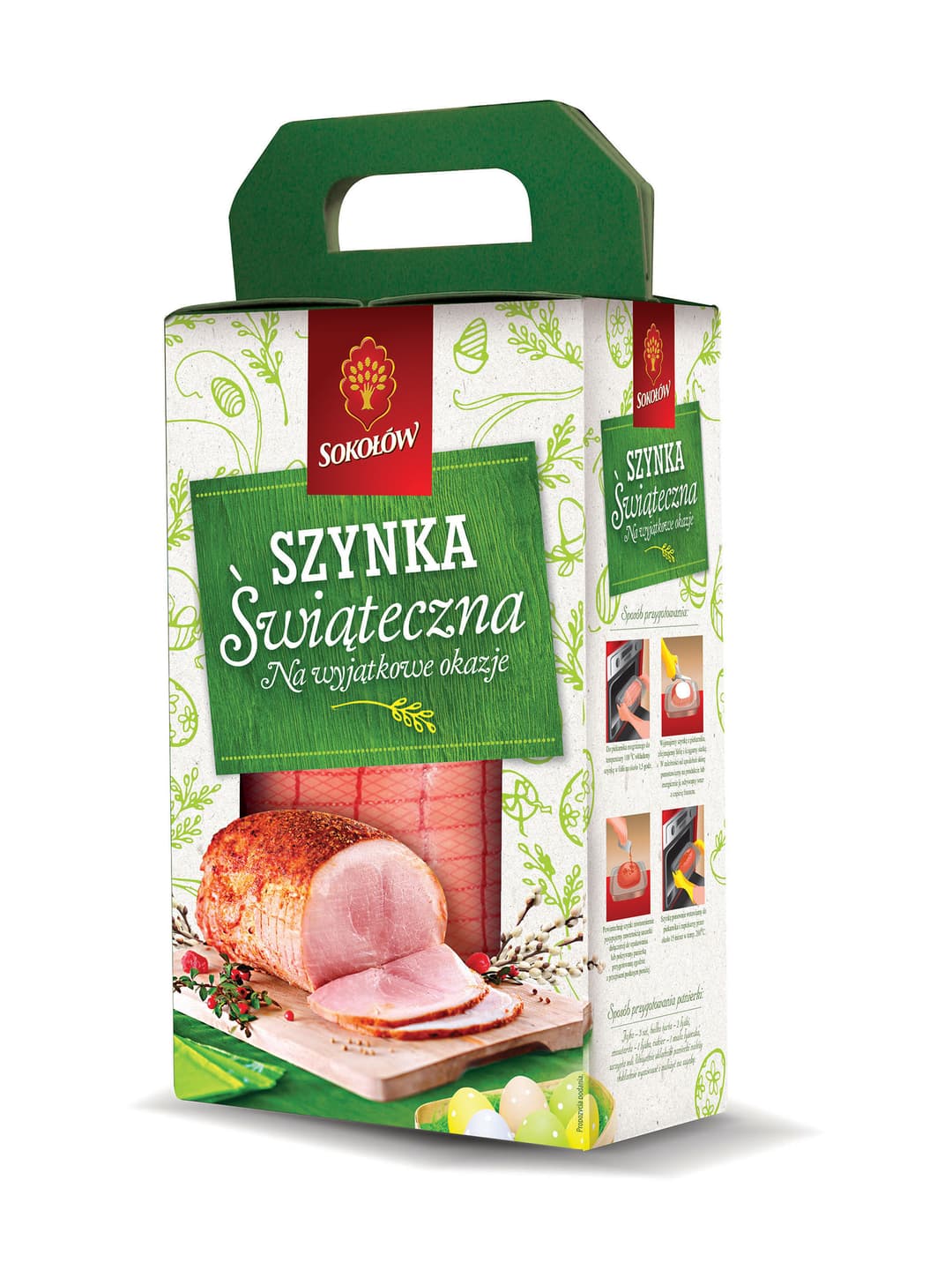 SOKOŁÓW Szynka świąteczna do upieczenia 1 szt. ok. 2100 g
