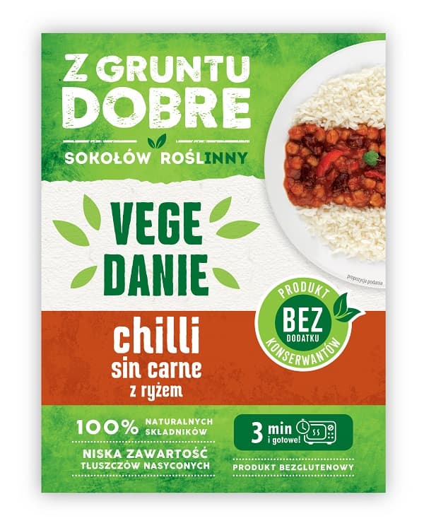 Z GRUNTU DOBRE Chilli sin carne z ryżem 360g