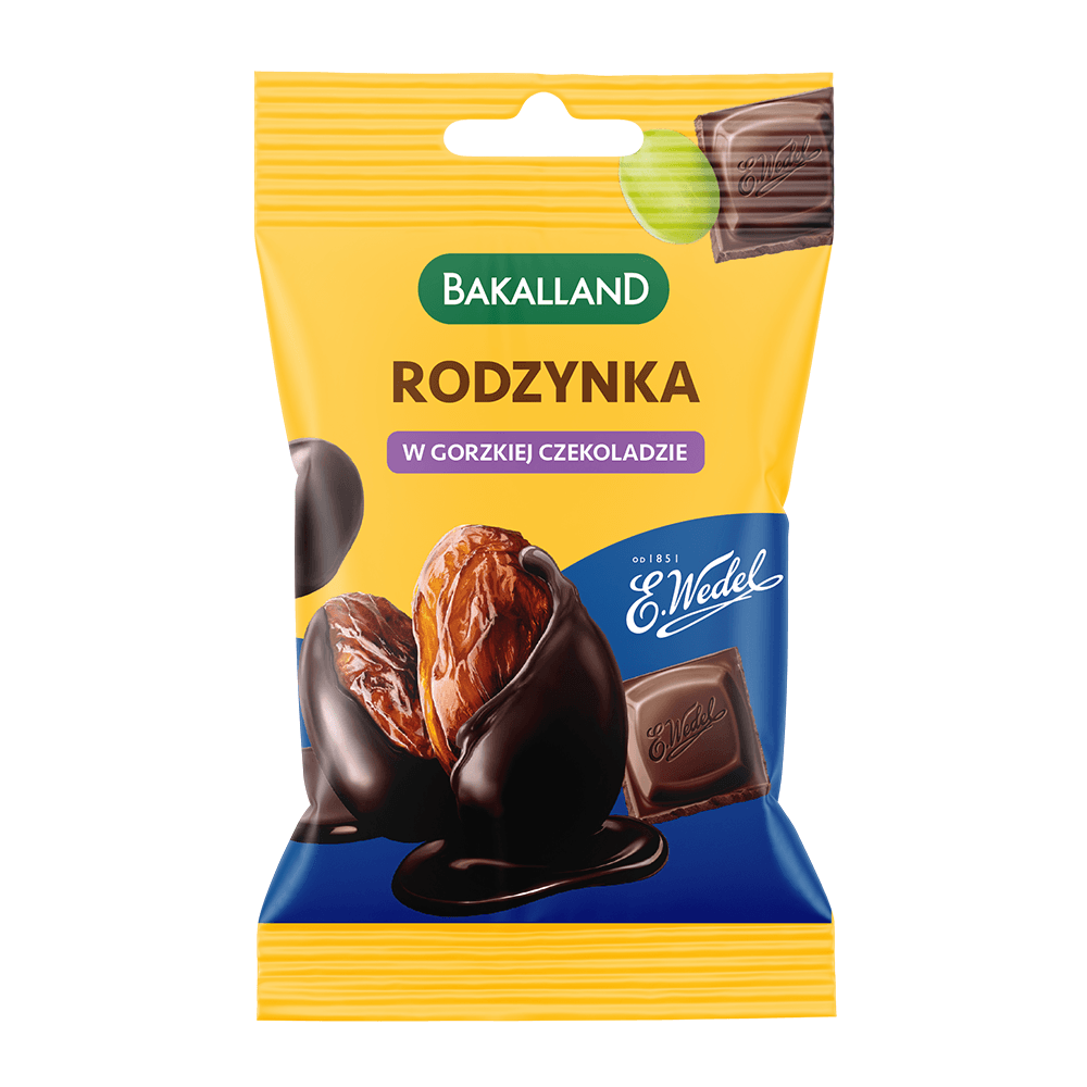 Rodzynki w gorzkiej czekoladzie 37g