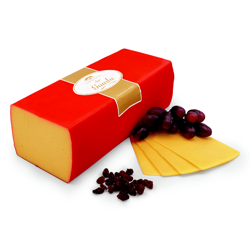 Z WIEJSKIEGO DWORKU Ser żółty Gouda blok 3000 g