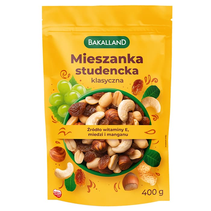 BAKALLAND Mieszanka studencka klasyczna 400 g