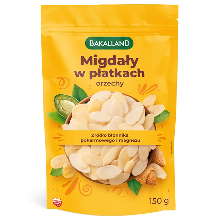 BAKALLAND Migdały w płatkach 150 g
