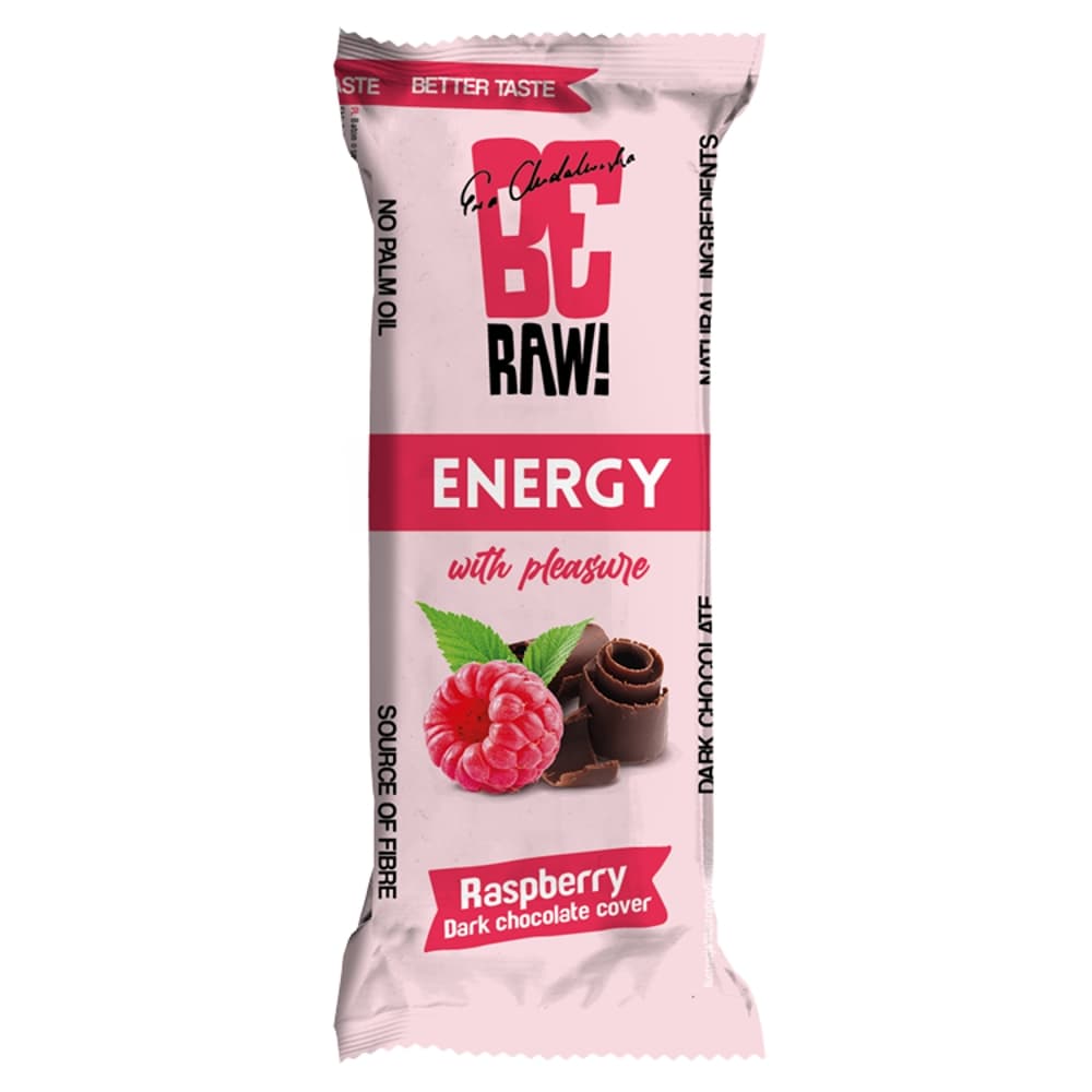 BE RAW! Baton Energy Raspberry choco power 40 g