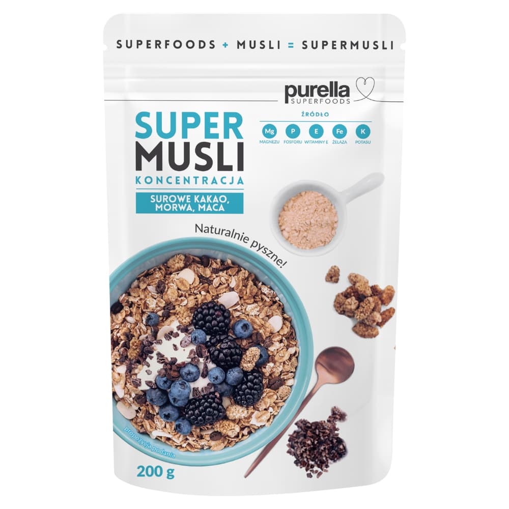 PURELLA SUPERFOODS Super Musli Koncentracja 200 g