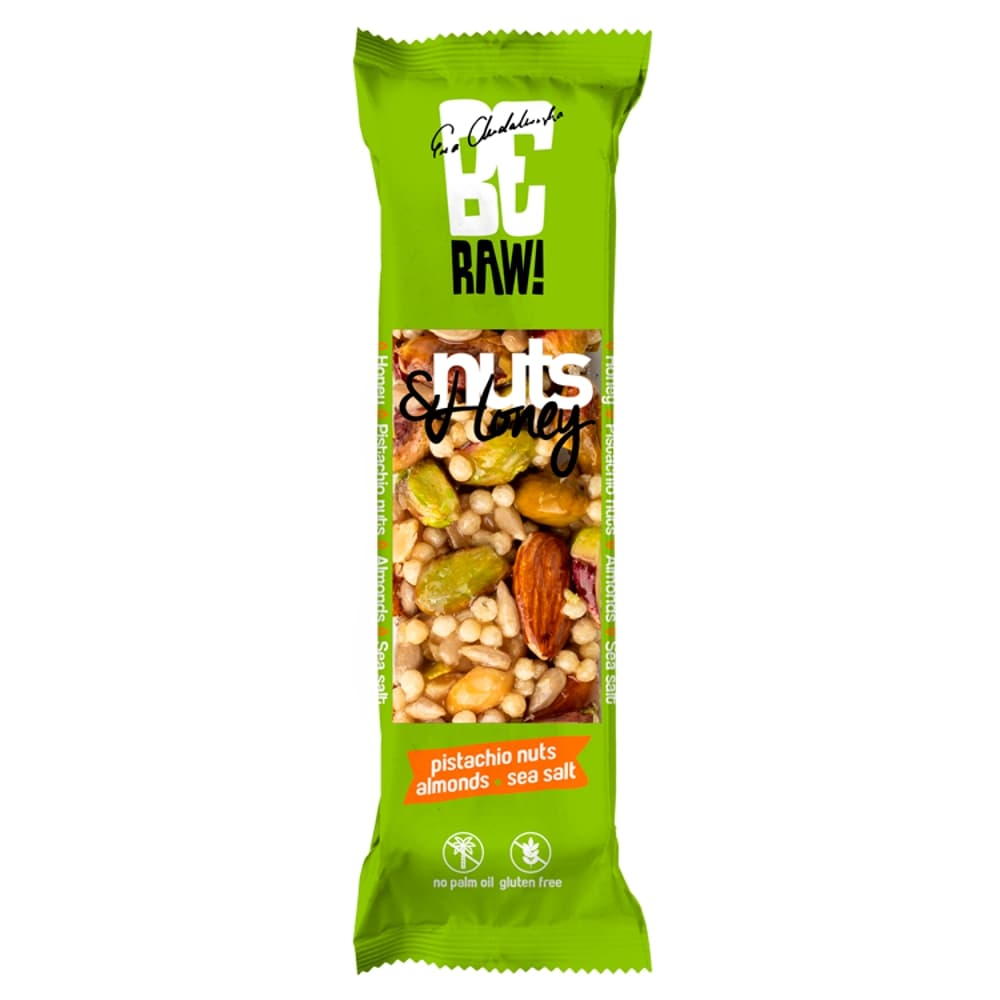 BE RAW! Baton Nuts&Honey Pistachio 30 g