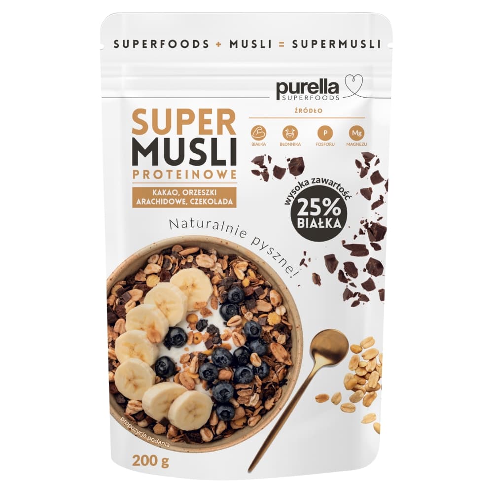 PURELLA SUPERFOODS Super Musli Proteina 200 g