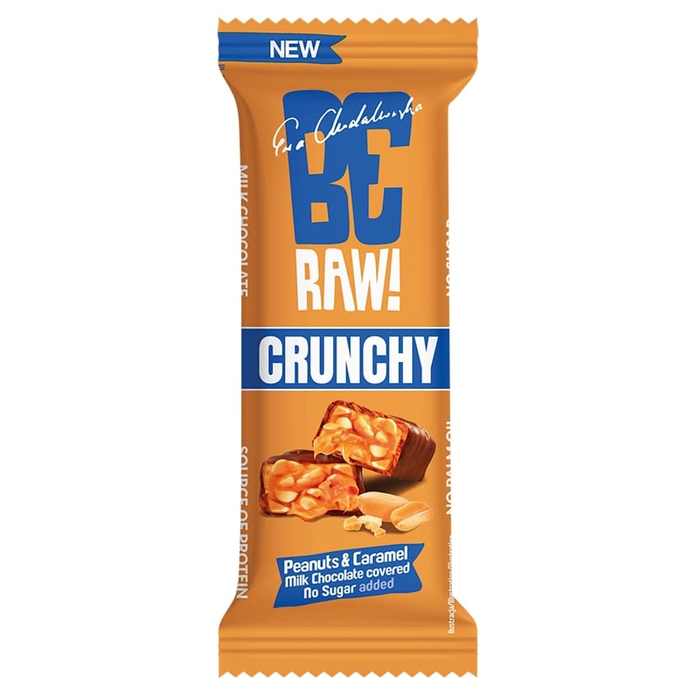 BE RAW! Baton Crunchy Peanuts & Caramel 40 g