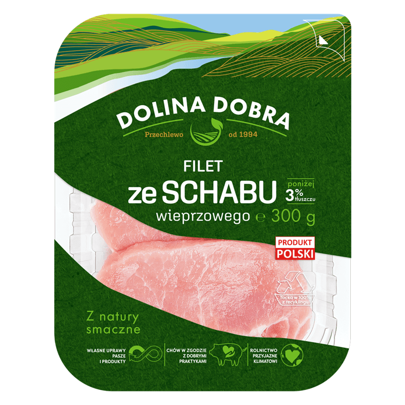 DOLINA DOBRA Filet ze schabu wieprzowego 300 g