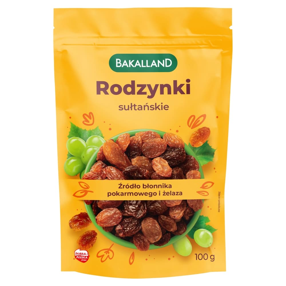 BAKALLAND Rodzynki sułtańskie 100 g