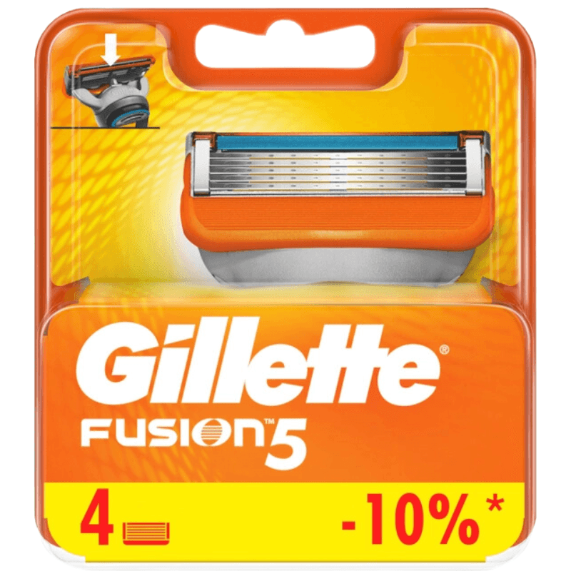 GILLETTE FUSION5 Wymienne ostrza do maszynki 4 szt.