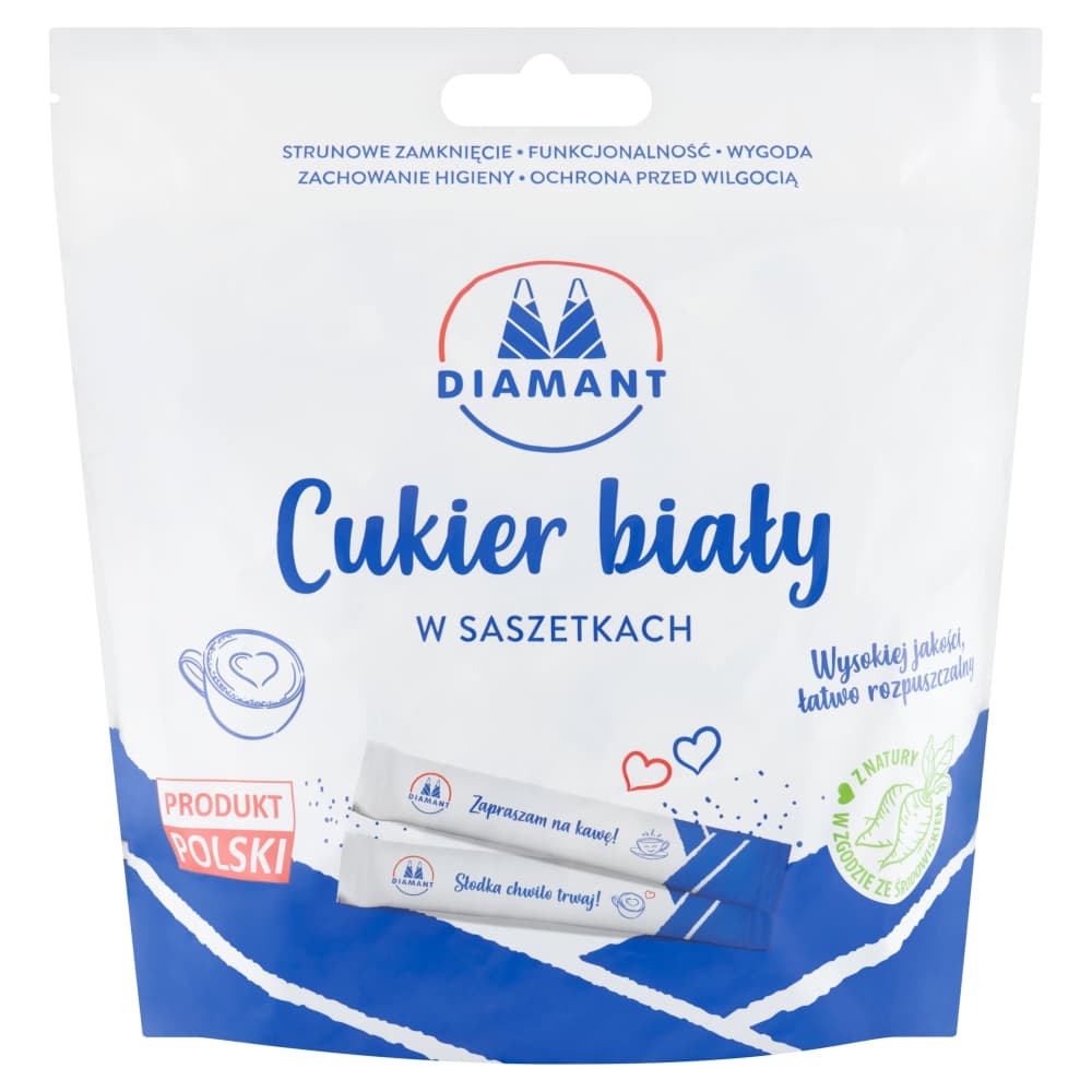 DIAMANT Cukier biały w saszetkach (600 x 5 g) 3000 g