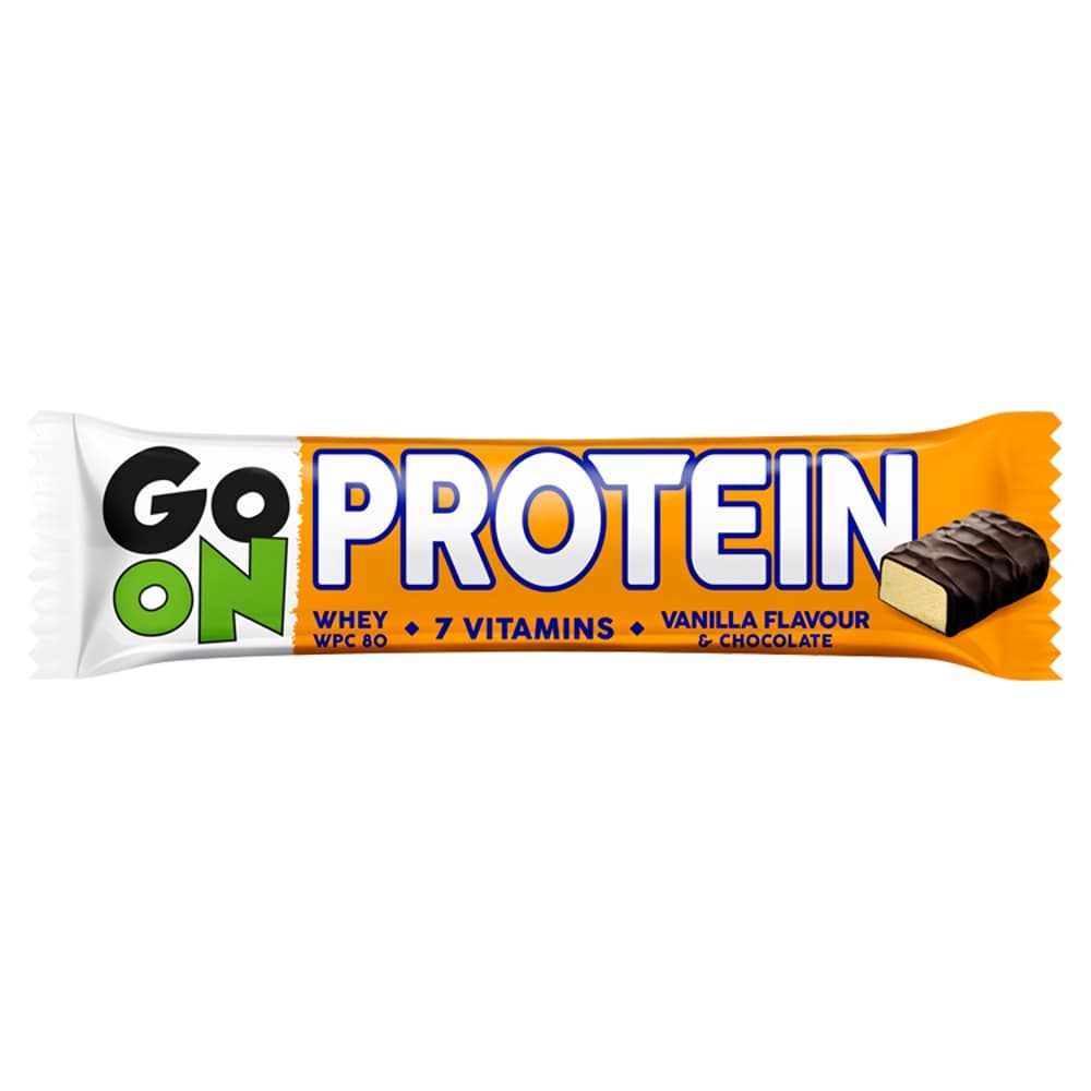 SANTE GO ON! Baton o smaku waniliowym w czekoladzie deserowej Protein 50 g