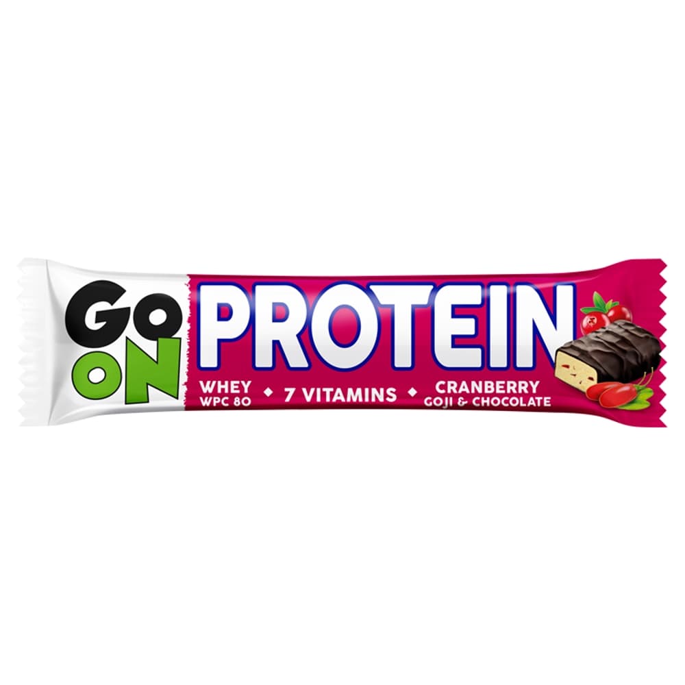 SANTE GO ON! Baton z żurawiną i jagodami goji w czekoladzie Protein 50 g