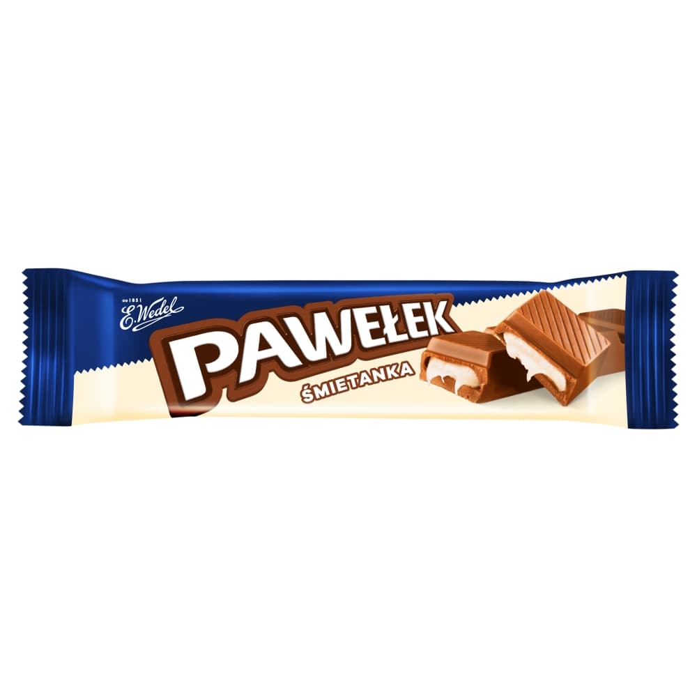 E. WEDEL PAWEŁEK Baton czekoladowy z nadzieniem śmietankowym 45 g