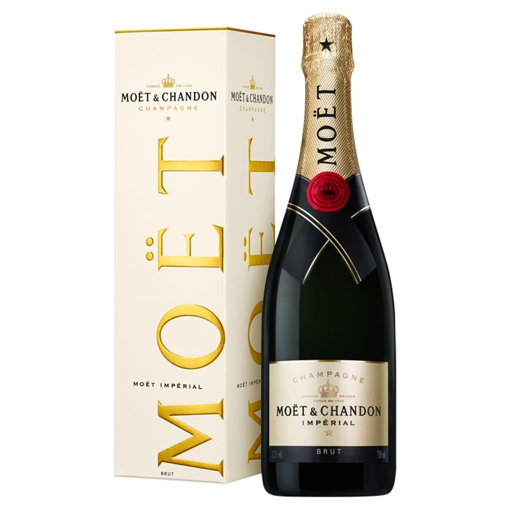 MOET & CHANDON Szampan Brut Imperial w kartoniku 12% 750 ml