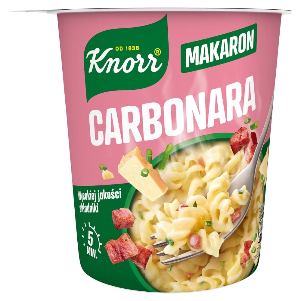 KNORR Danie błyskawiczne makaron carbonara 55 g