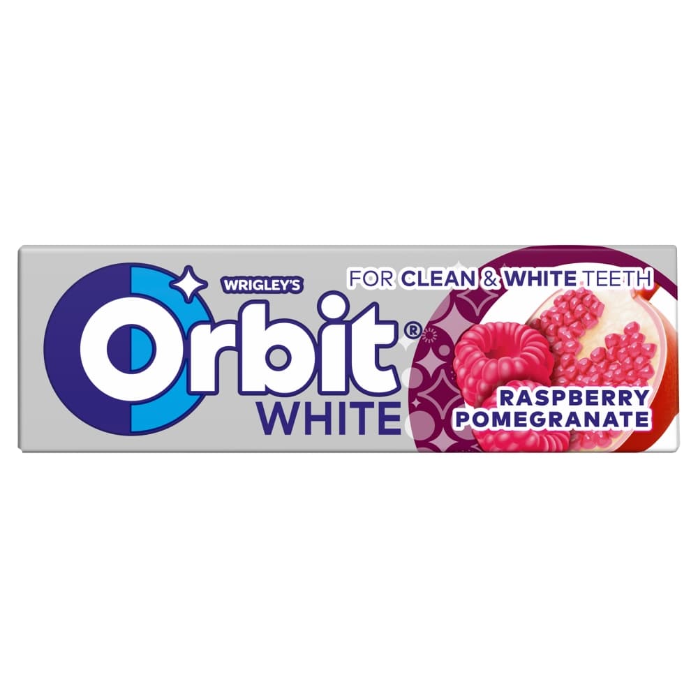 ORBIT Guma do żucia bez cukru Raspberry & Pomegranate 10 drażetek 14 g