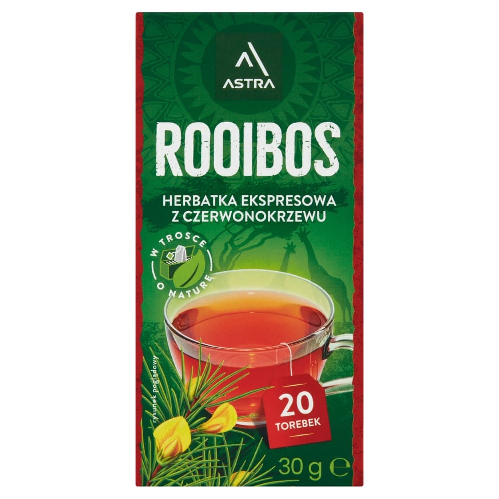 ASTRA Herbatka ekspresowa Rooibos 20 szt. 30 g