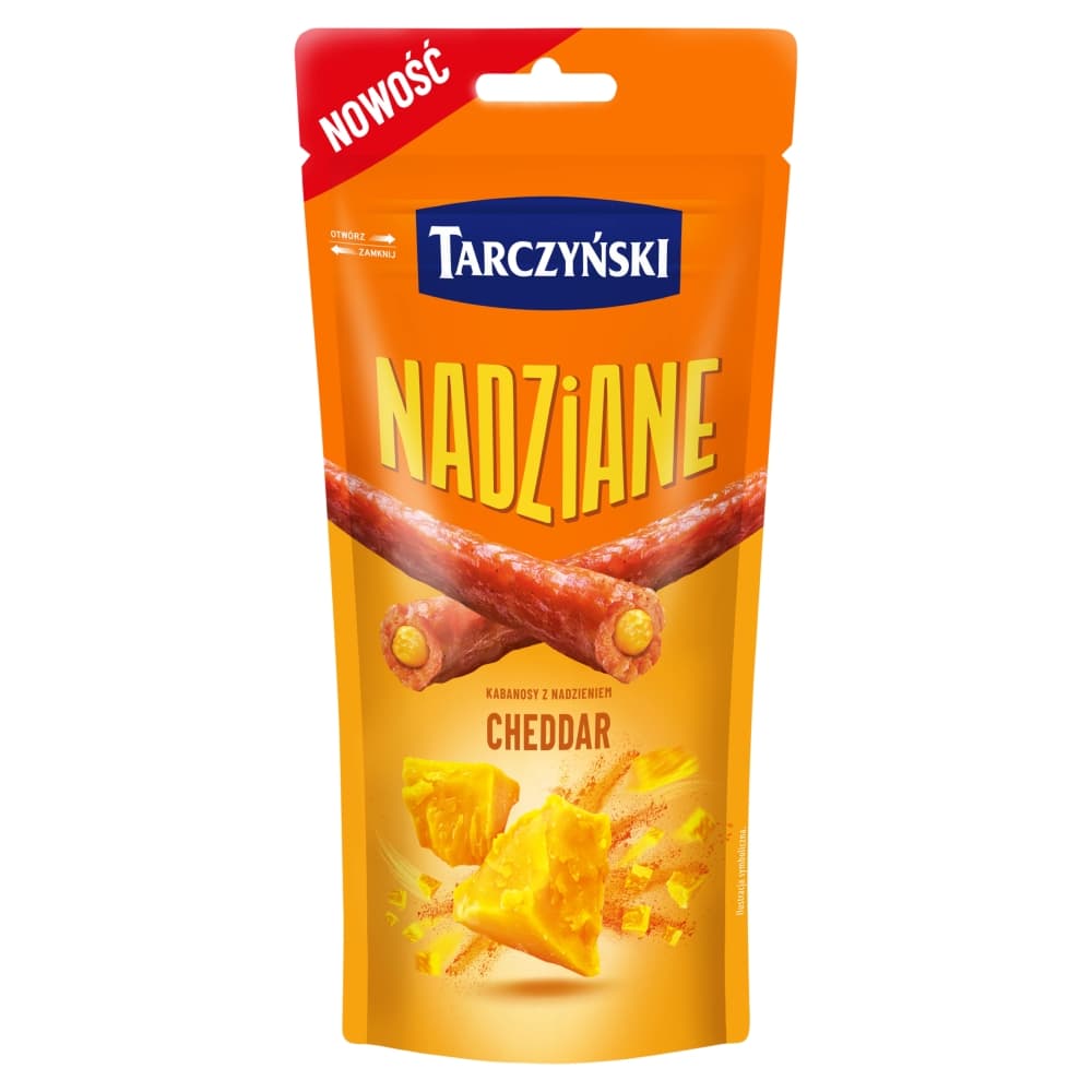 TARCZYŃSKI NADZIANE Kabanosy z nadzieniem cheddar 95 g