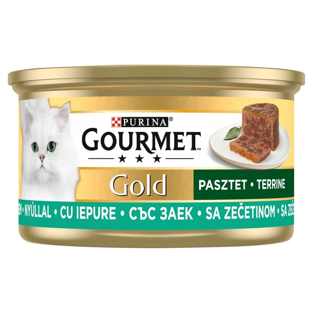 PURINA GOURMET GOLD Karma dla kotów z kawałkami królika 85 g