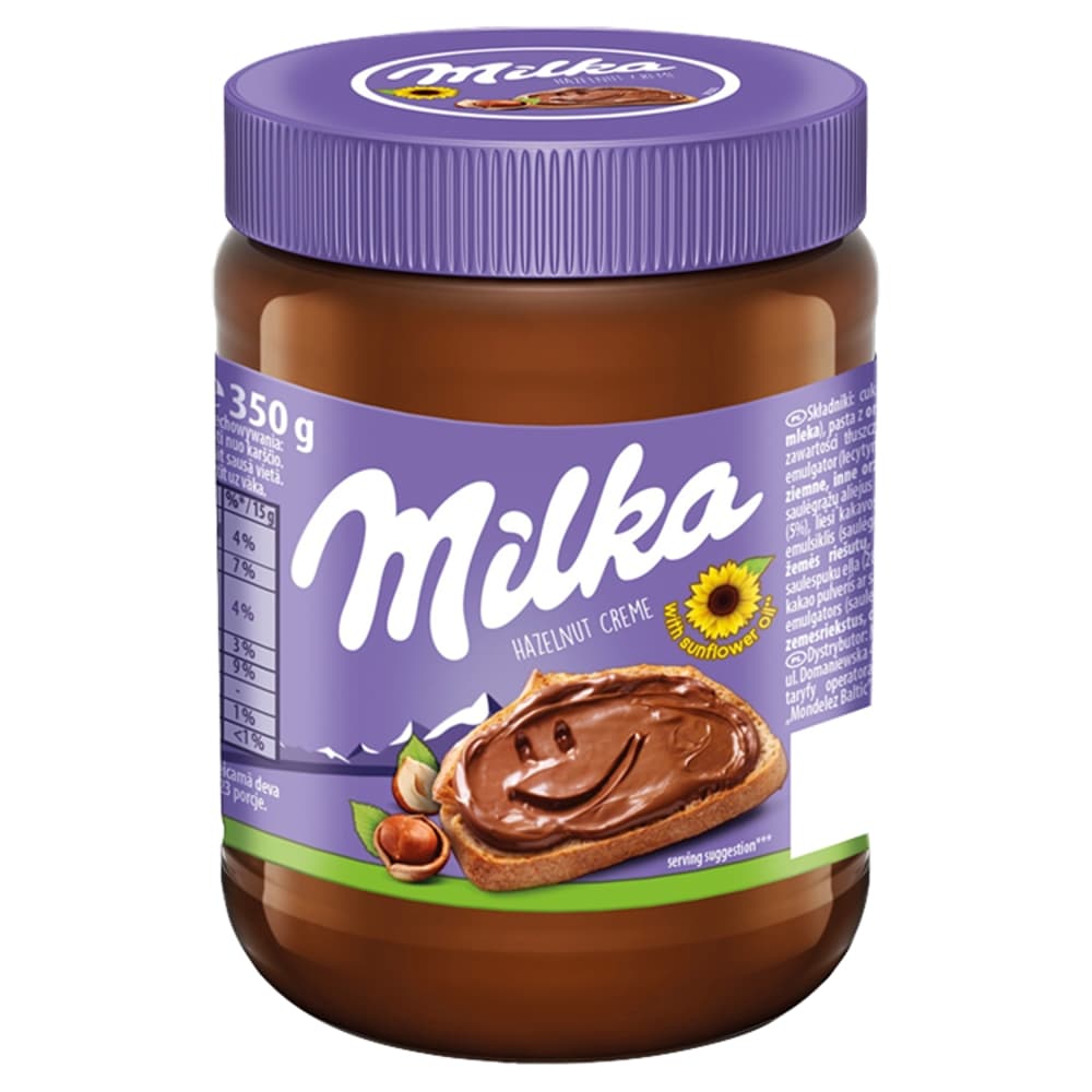MILKA Krem z orzechami laskowymi 350 g
