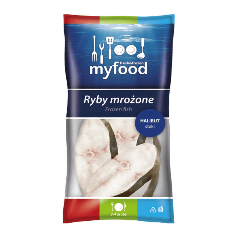 MYFOOD Halibut steki glazurowane mrożone