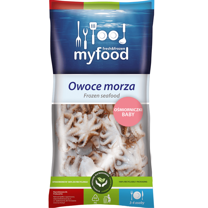MYFOOD Ośmiorniczki Baby surowe mrożone 400 g