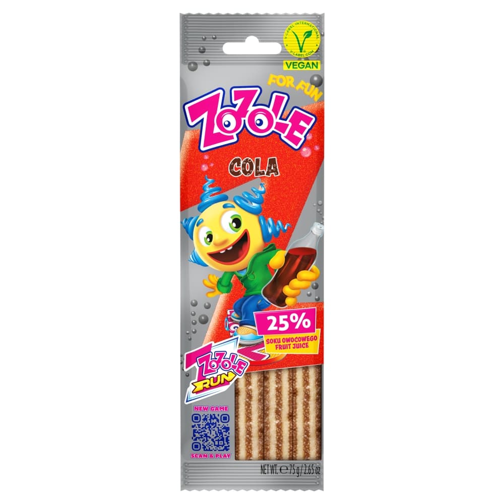 ZOZOLE HELLO ŻELO Żelki o smaku coli 75 g