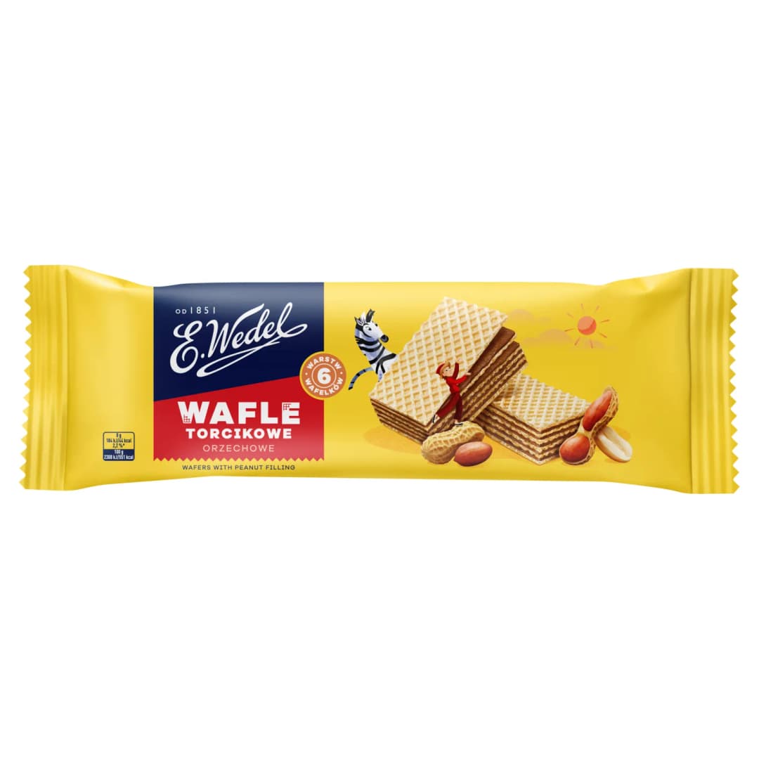 E. WEDEL Wafle torcikowe orzechowe 160 g